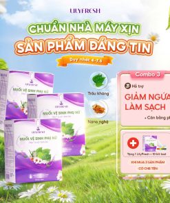Bộ 3 Muối Vệ Sinh Phụ Nữ LilyFresh